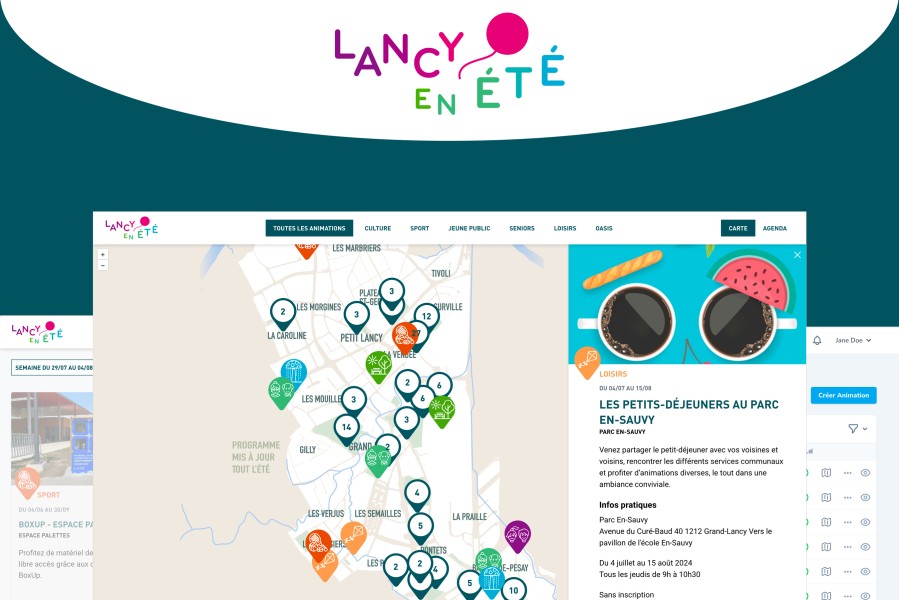 Lancy en été